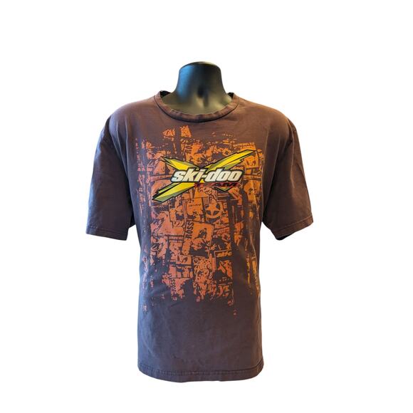 Ski Doo Team Graphic T Shirt Men XXL Snowmobile Motocross ROTAX Powersport Tee - Picture 8 of 10